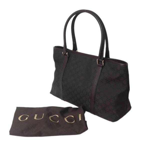 GUCCI GG Canvas Tote Bag, Brown, 257302 204991 - Picture 1 of 10